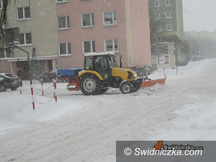 powiat świdnicki: Zima trzyma
