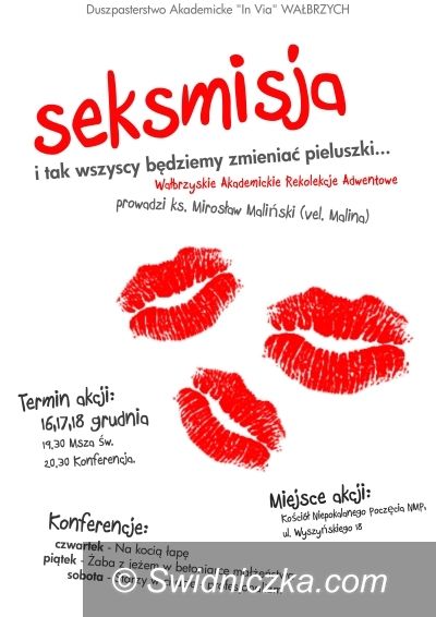 Wałbrzych/diecezja świdnicka: Seksmisja w kościele