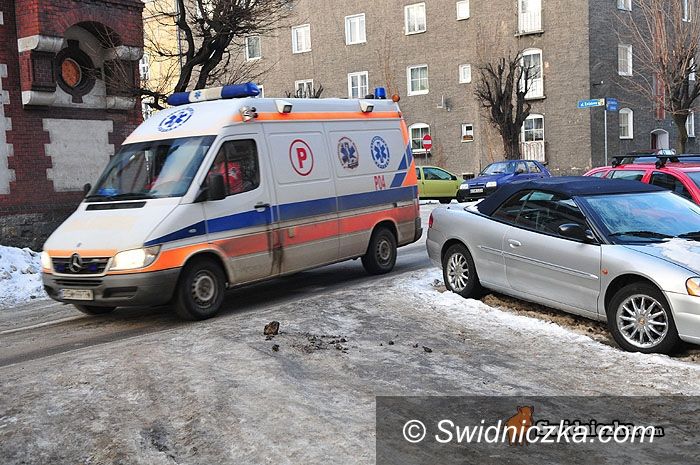 powiat świdnicki: Raport z pracy pogotowia: więcej pracy niż zwykle