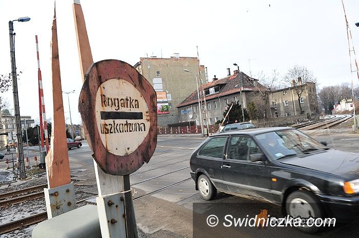 Świdnica: Uszkodzona rogatka na Komunardów