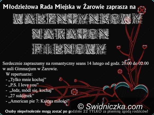 Żarów: Walentynki z filmem w Żarowie