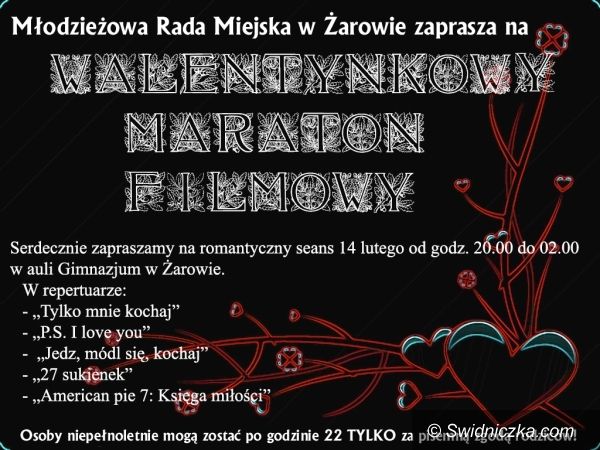 Żarów: Walentynki z filmem w Żarowie