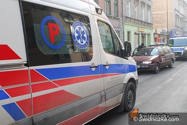 powiat świdnicki: Raport z pogotowia: śmierć pod quadem