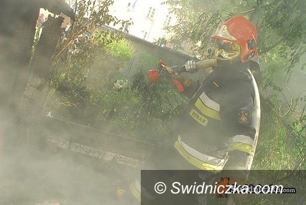 powiat świdnicki: Pożar przez... kota