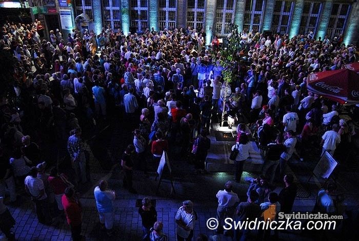 Świdnica: Konkurs na oświetlenie – Świdnica trzecia za iluminacje ul. Łukowej i Rynku