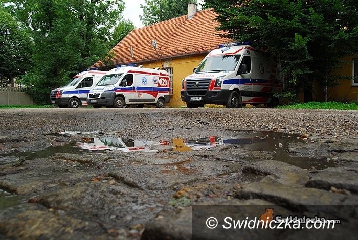 powiat świdnicki: Meldunek z pogotowia: weekend spokojny, ale 510 igieł w tygodniu poszło