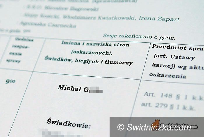 Dzierżoniów/Świdnica: Z wokandy świdnickiego sądu: dopalaczowy szał