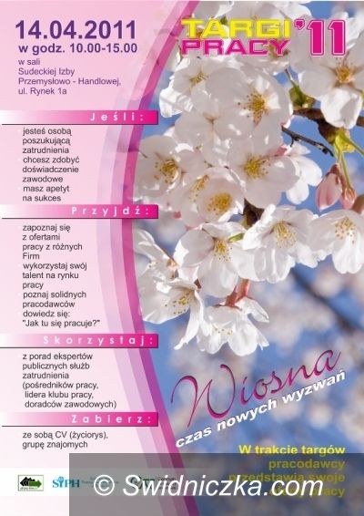 Świdnica: Wiosenne targi pracy