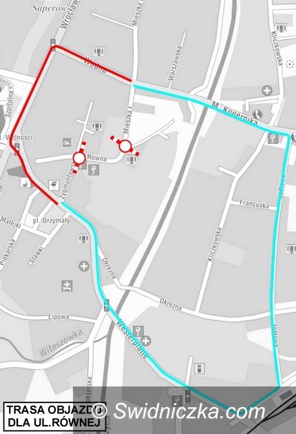 Świdnica: Dziś rusza przebudowa ul. Równej