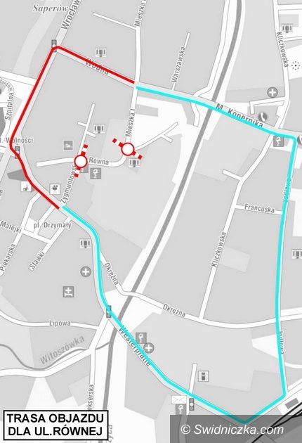 Świdnica: Dziś rusza przebudowa ul. Równej