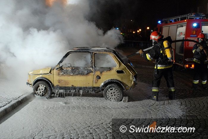 Szczepanów: Toyota w ogniu