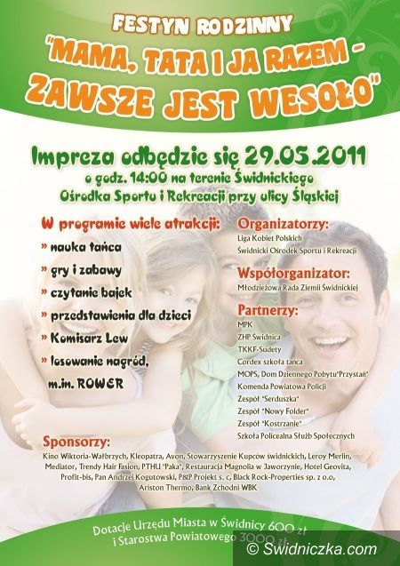 Świdnica: Festyn dla dzieci i ich rodzin