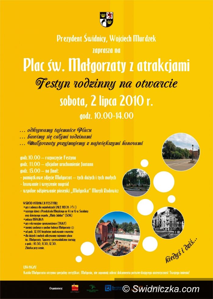 Świdnica: Festyn na otwarcie placu Św. Małgorzaty
