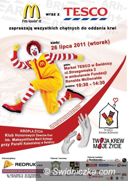 Świdnica: Upuść kilka kropel