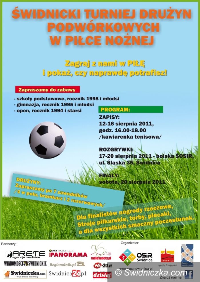 Świdnica: POD NASZYM PATRONATEM: I ty możesz zostać Messim!