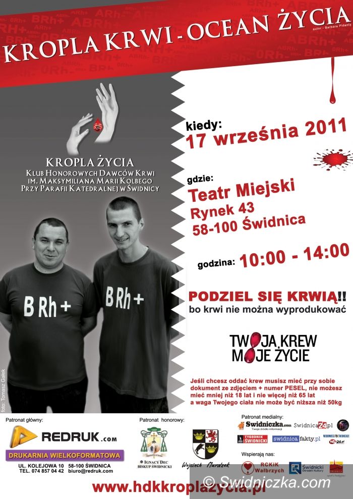 Świdnica: Krew poleje się w teatrze