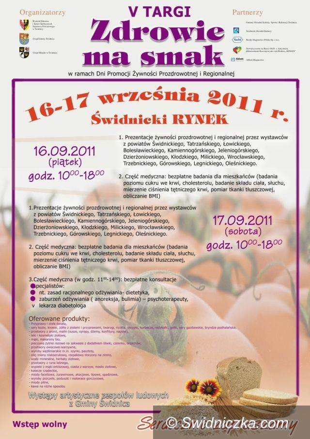 Świdnica: Bo zdrowie ma smak