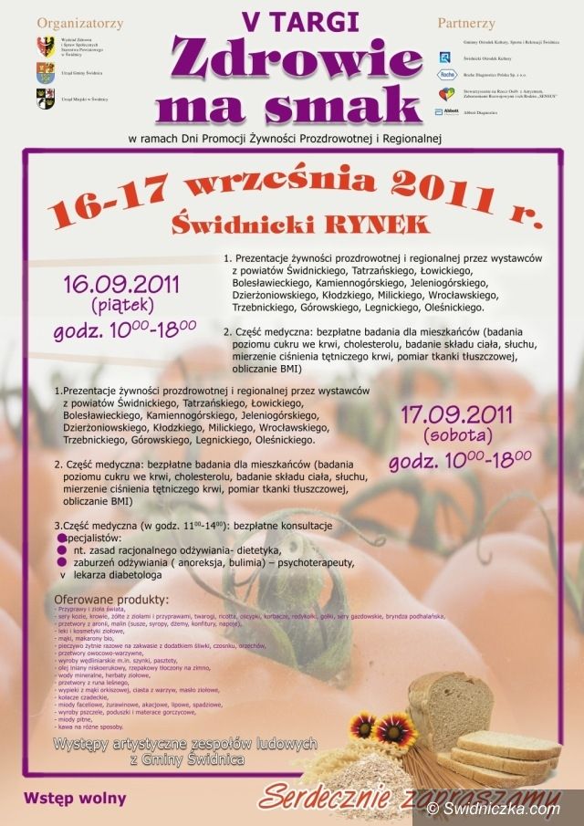 Świdnica: Bo zdrowie ma smak