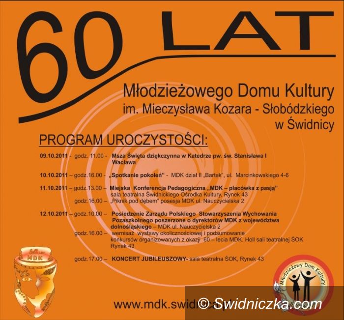 Świdnica: 60–lecie Młodzieżowego Domu Kultury
