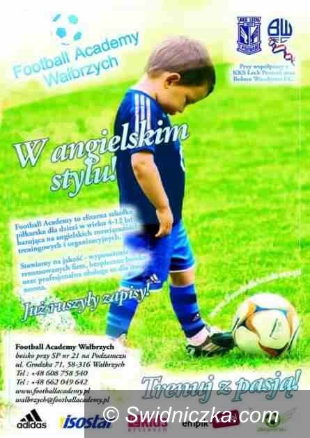 Świdnica: Elitarna szkółka piłkarska w Świdnicy, współpracują z Bolton Wanderers!