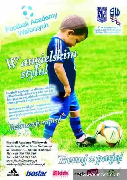 Świdnica: Elitarna szkółka piłkarska w Świdnicy, współpracują z Bolton Wanderers!