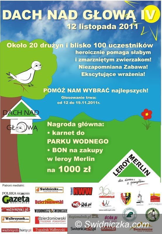 Świdnica: Zbudują budki dla ptaków