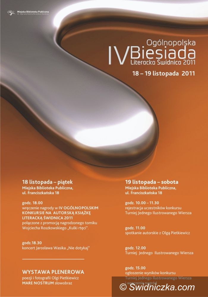 Świdnica: Ogólnopolska Biesiada Literacka