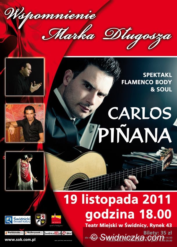 Świdnica: W najbliższą sobotę koncert Carlosa Pinany