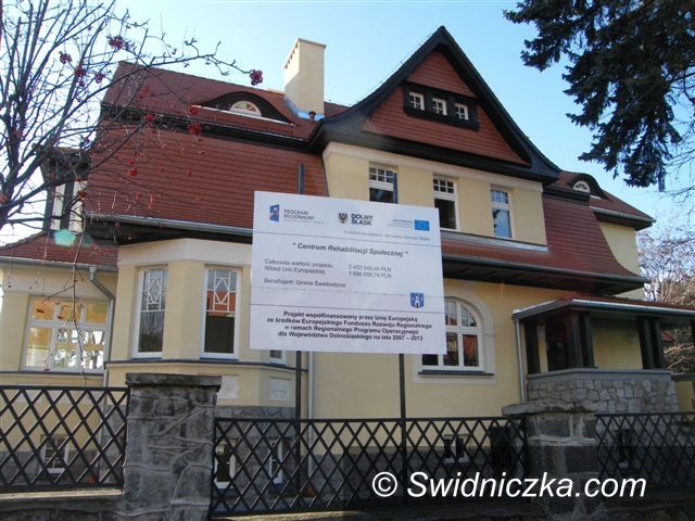 REGION, Świebodzice: Centrum Rehabilitacji Społecznej gotowe