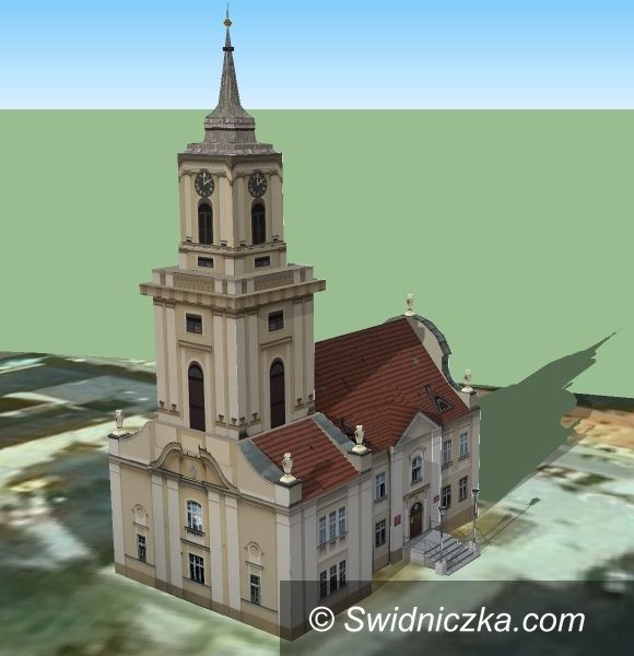 Świebodzice: Świebodzicki ratusz w trzech wymiarach