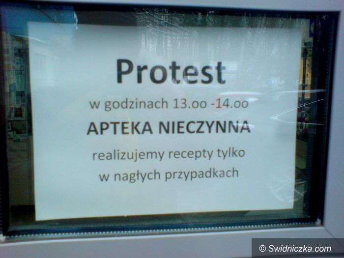 Świdnica: Strajkowali lekarze– teraz strajkują aptekarze
