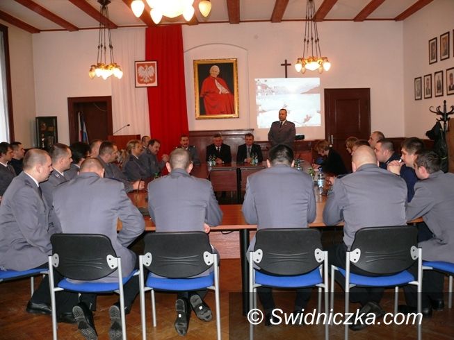 Strzegom: Narada roczna w strzegomskiej policji