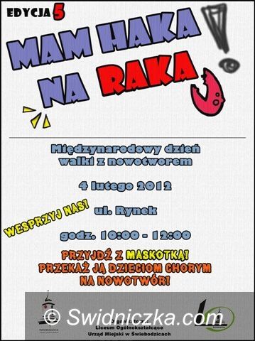 Świebodzice: Mam haka na raka– happening