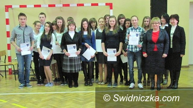 Gmina Świdnica: Stypendia rozdane