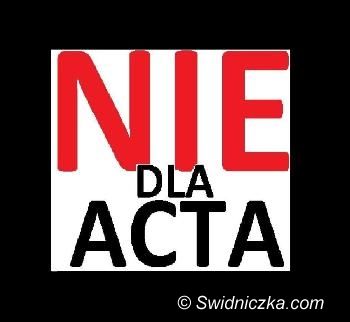 Świdnica: Zamanifestują przeciwko ACTA