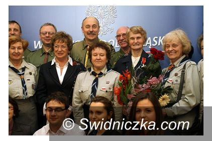 Świdnica: Krzyż Kawalerski... dla druhny Barbary Lechoty