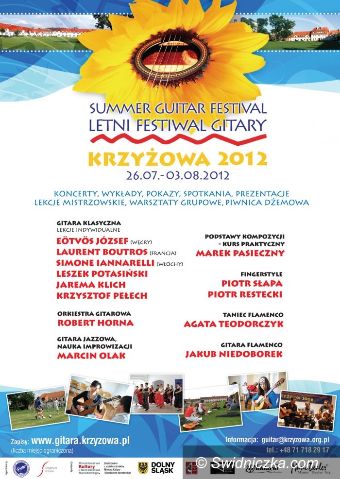Region: POD NASZYM PATRONATEM: Letni Festiwal Gitary w Krzyżowej