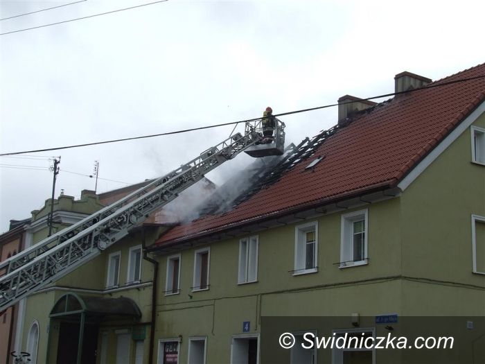 Jaworzyna Śląska: Wielki pożar  w Jaworzynie Śląskiej