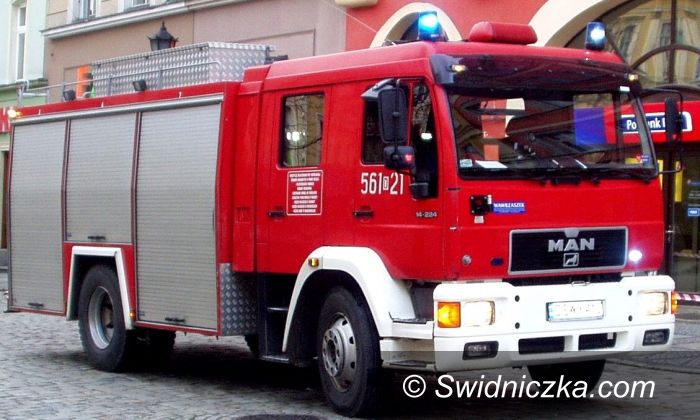 Żarów: Pożar w żarowskiej Silesi