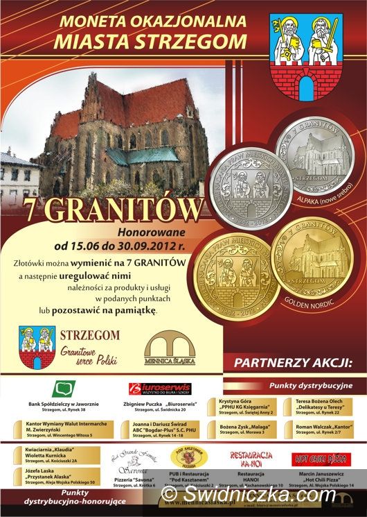 Strzegom: Strzegom ma już swoją monetę!