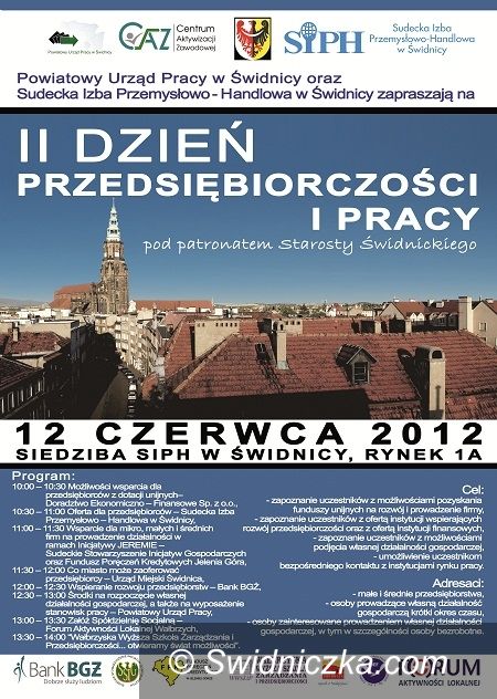 Świdnica: II Dzień Przedsiębiorczości i Pracy w Świdnicy