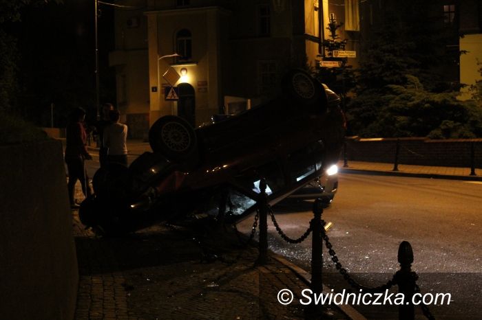 Jaworzyna Śląska: Wypadek pod komisariatem w Jaworzynie Śląskiej