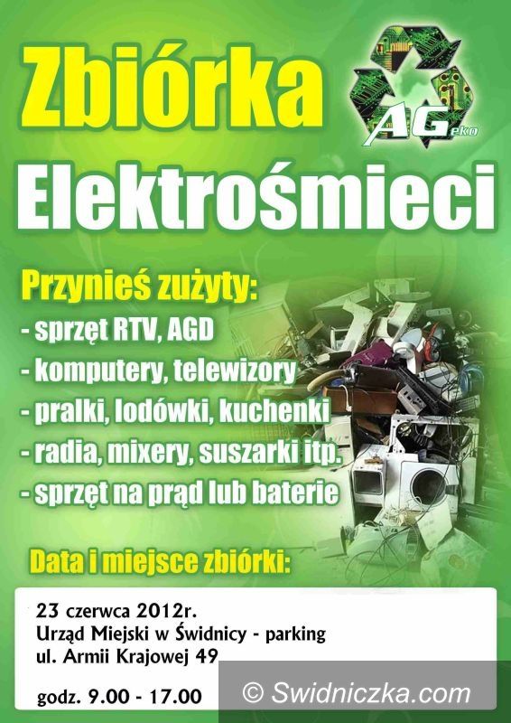 Świdnica: Świdnica za darmo zbierze elektrośmieci