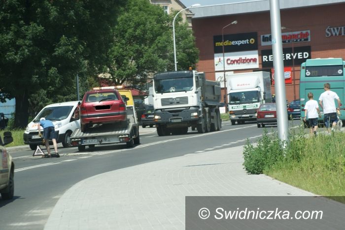 Świdnica: Stłuczka na Westerplatte