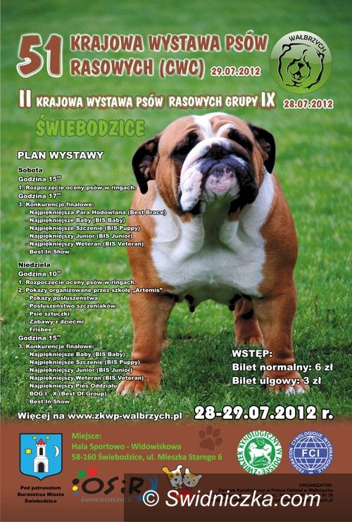 Świebodzice: Cztery łapy rządzą w weekend