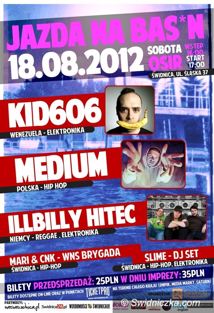 Świdnica: Bilety i kolejni wykonawcy Jazdy na Bas*n