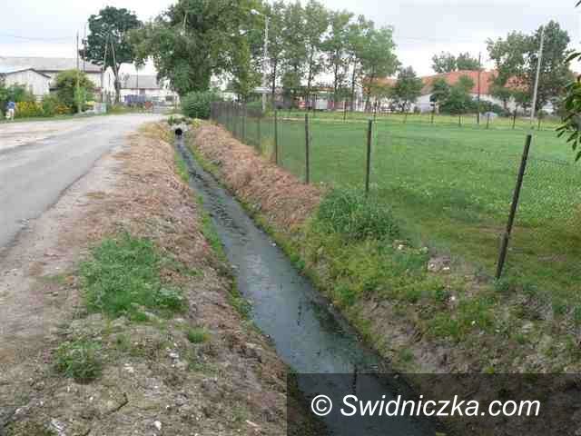 Gmina Strzegom: Prace melioracyjne w gminie Strzegom