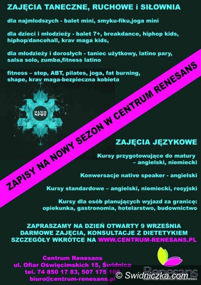 Świdnica: Dzień otwarty w Centrum Renesans [KONKURS DLA CZYTELNIKÓW]