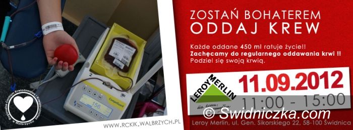 Świdnica: Zostań bohaterem – oddaj krew!