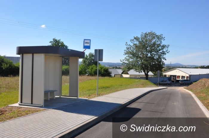 Niegoszów: Nowa zatoka autobusowa w Niegoszowie